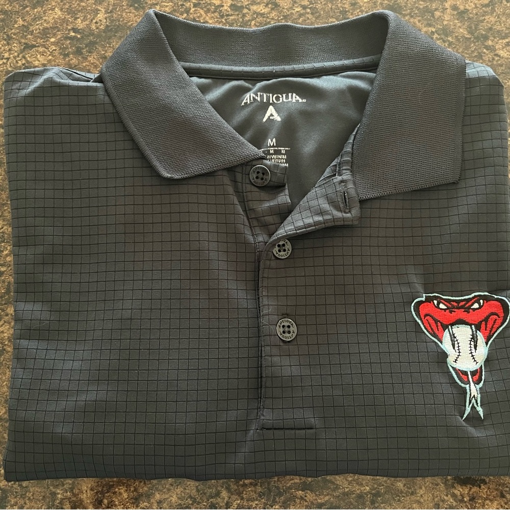 Arizona Diamondbacks Mens Antiqua Polo Shirt Shirt M
